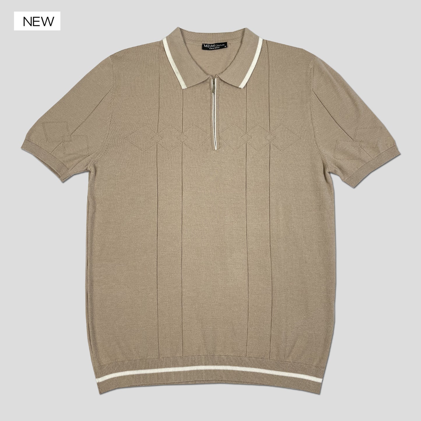 Mizumi Knit Polo Sweater(8430)