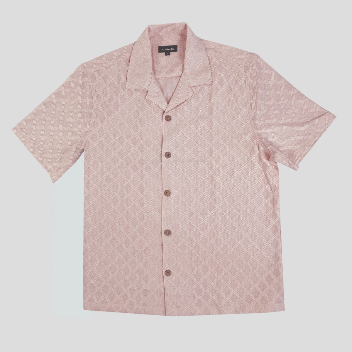 Addict Geometric Textured Shirt