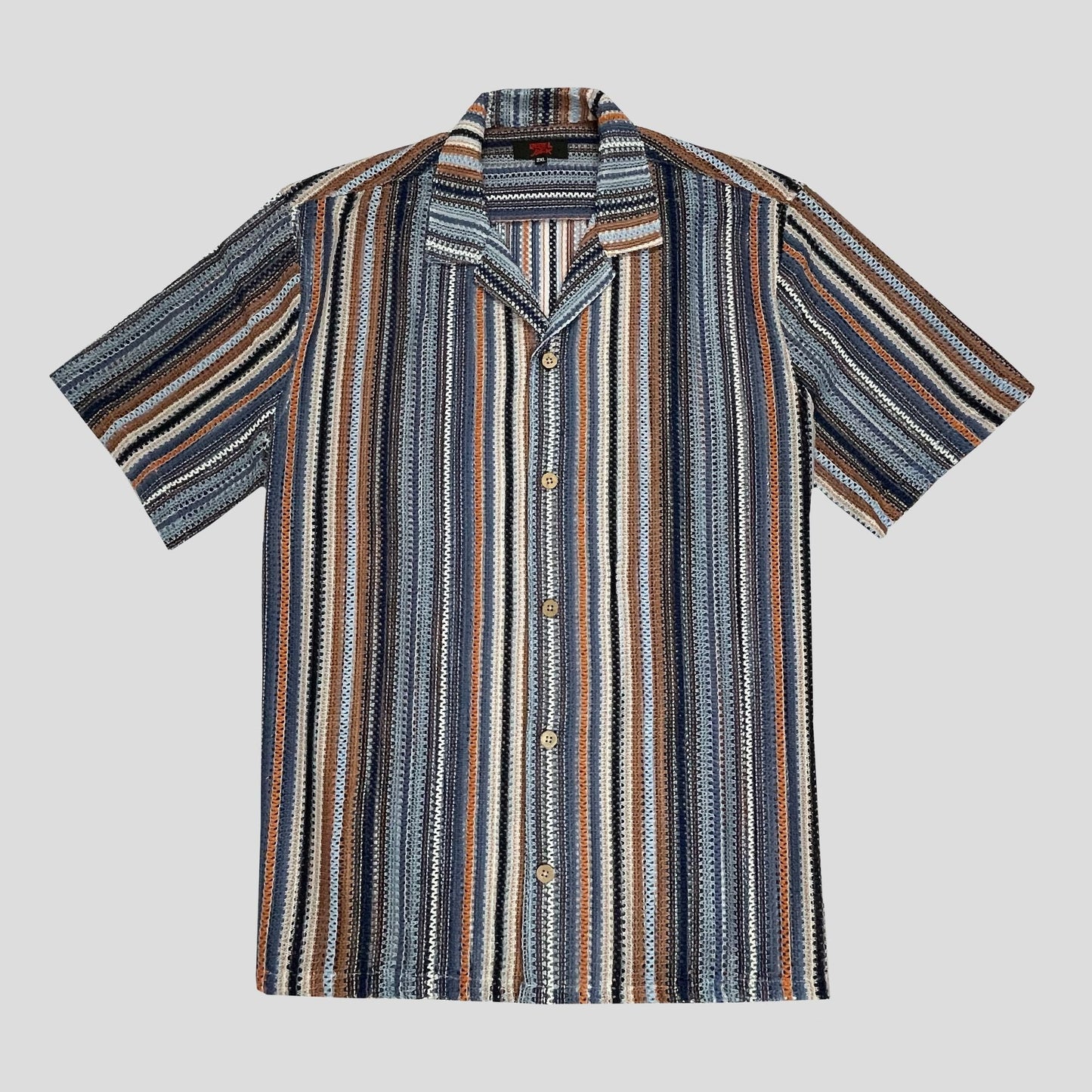 Rebel Jack Striped Shirt Plus Sizes