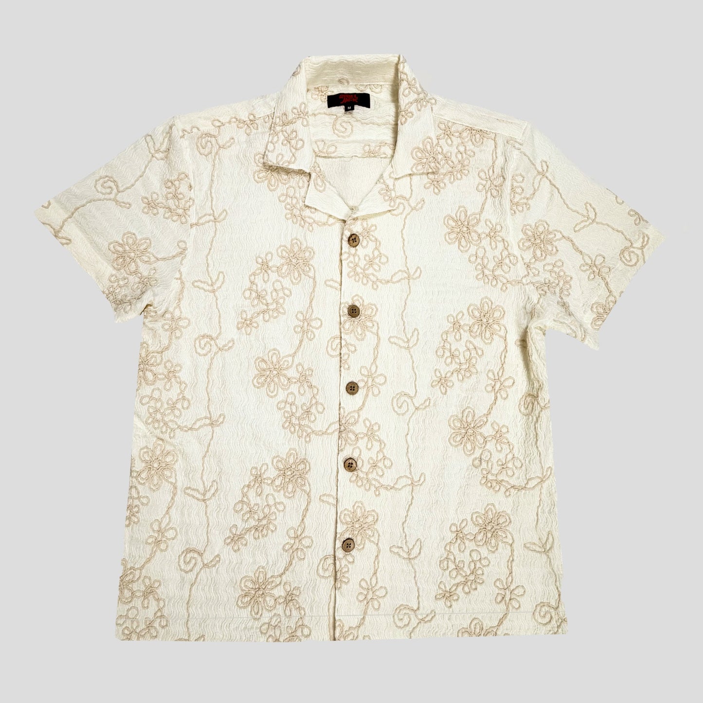 Rebel Jack Camisa Floral White