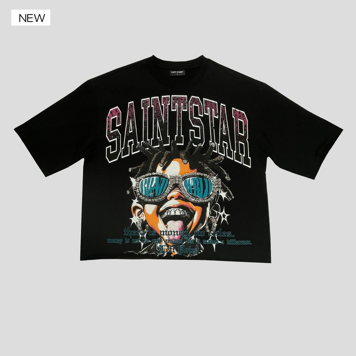 Left Point Crop Top T-Shirt (S25-1579)