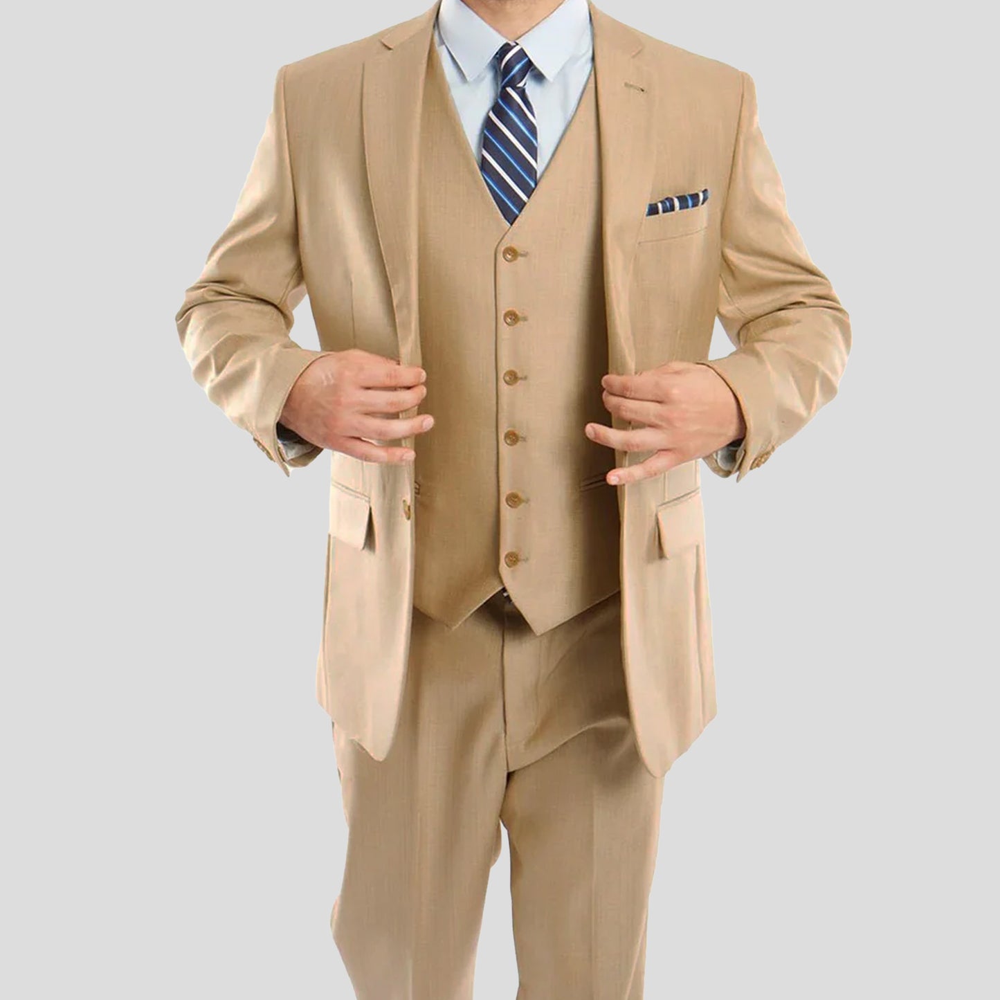 Tazio Men's suit 3 pieces (Disponible Plus Sizes)