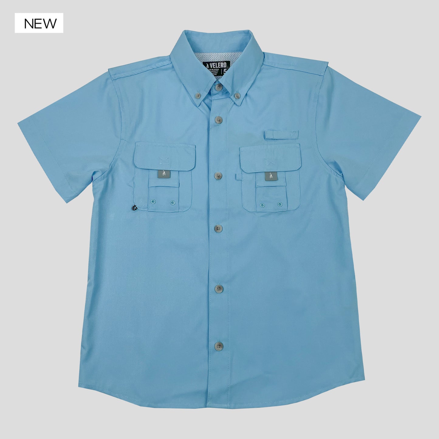 Velero Kids Fishing Shirt (V35810)