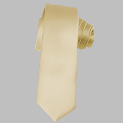 Satin Solid Slim Tie