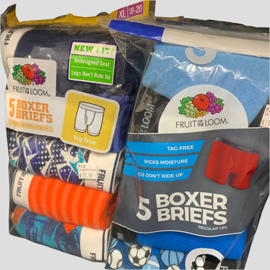 Boys Boxer Brief X-Large (5 Pack)