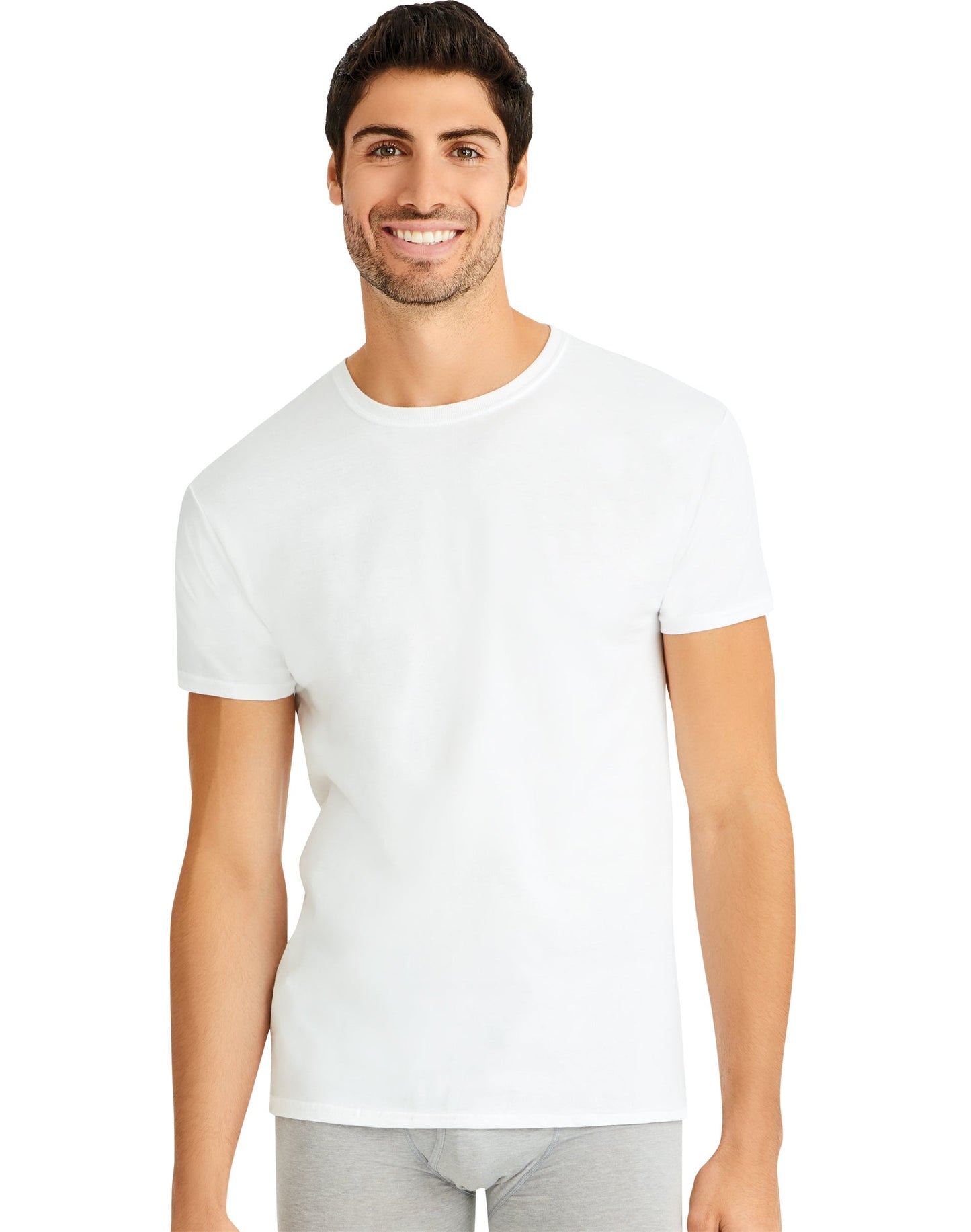 Hanes Ultimate™ Men's FreshIQ® ComfortSoft® Crewneck Undershirt 3-Pack