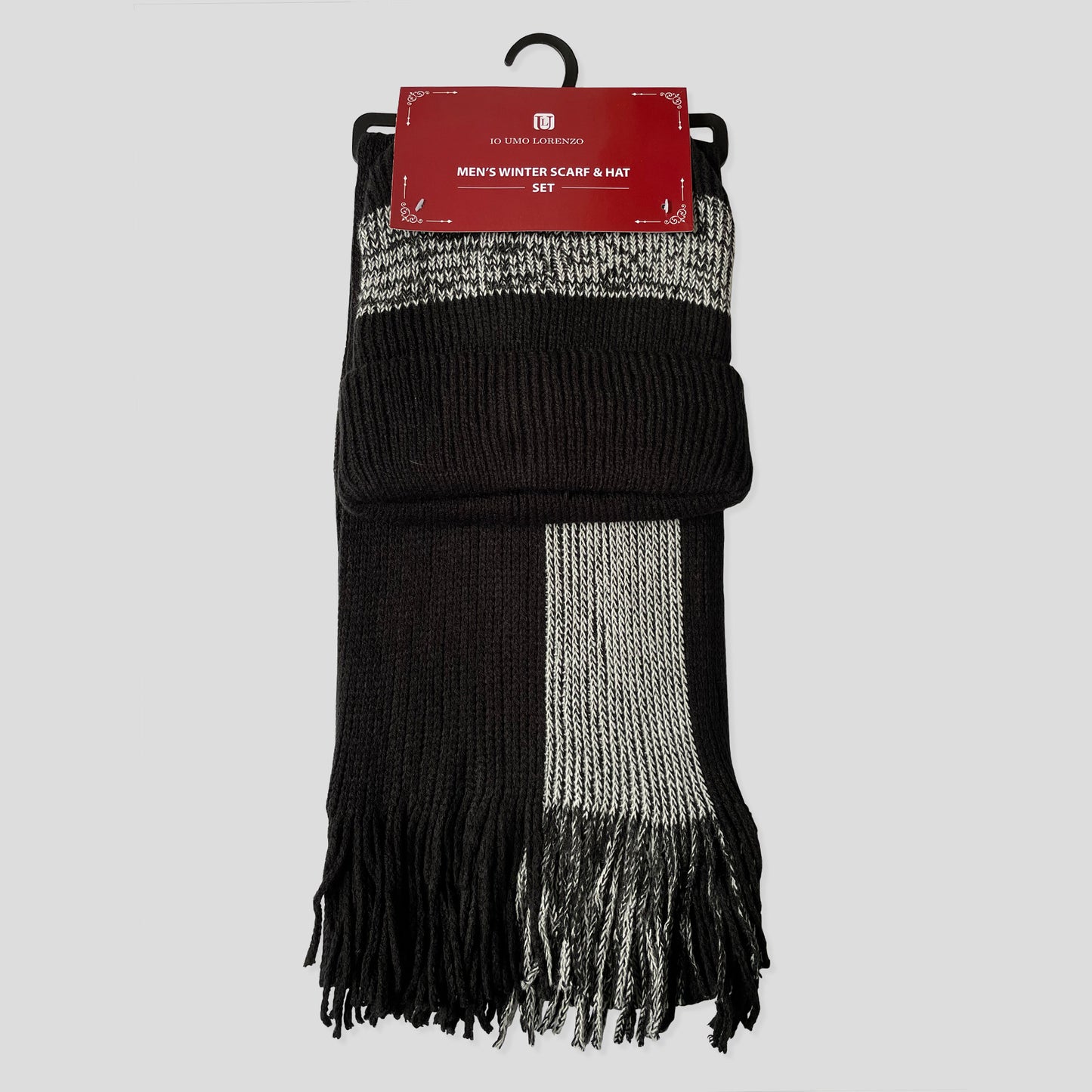 Umo Lorenzo Men's Winter Scarf & Hat Set