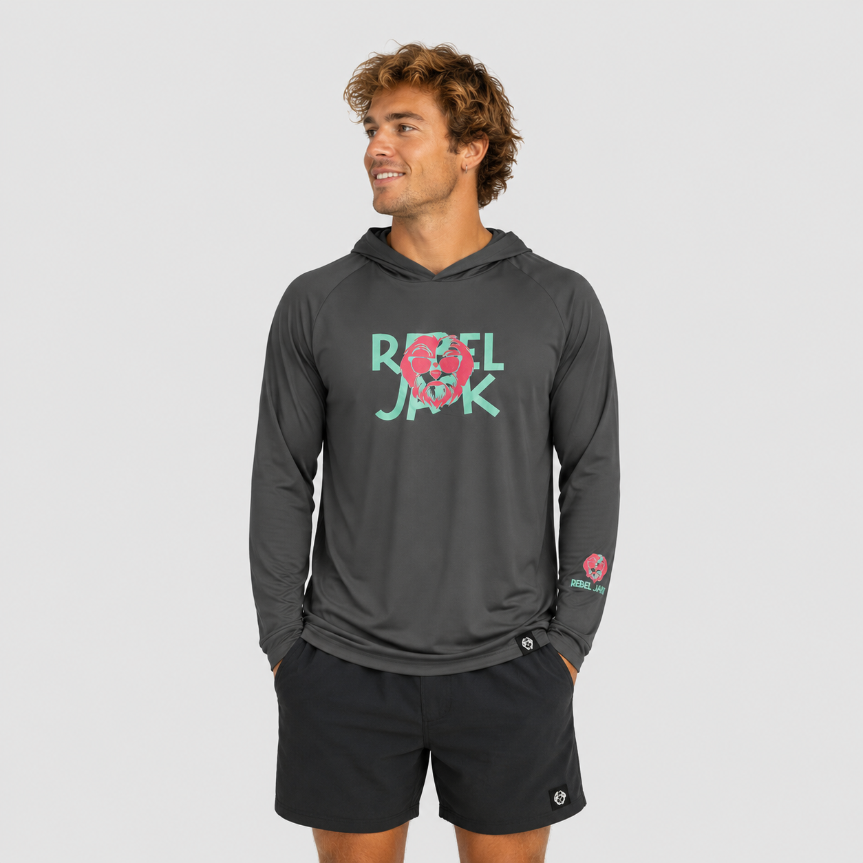 Men"s Rebel Jack Rashgard W/Hodie (Disponibles Plus Size)