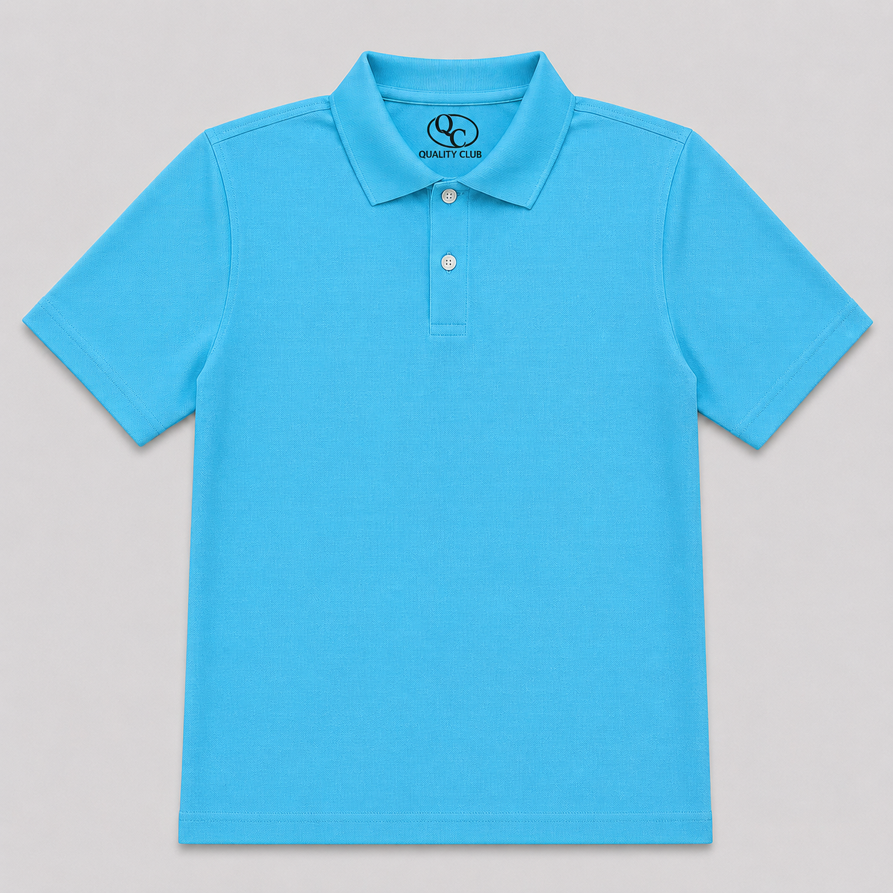 Quality Club – Polo Escolar de Microfibra para Niños