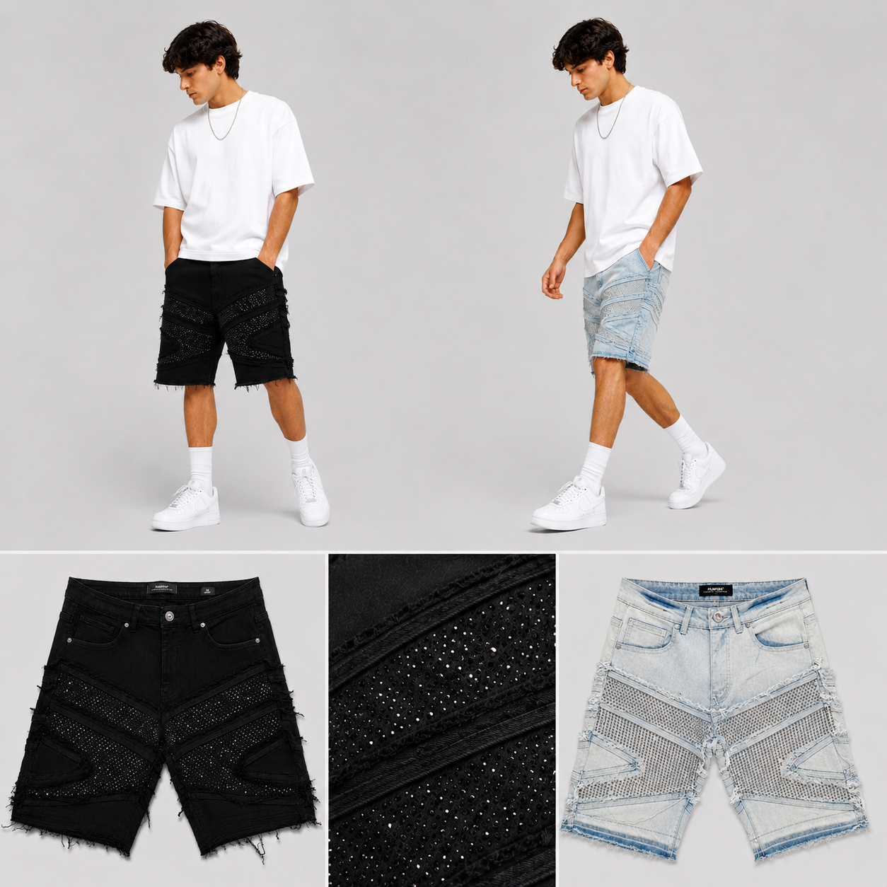 PJMARK Dennin Short Rhinestone Edition