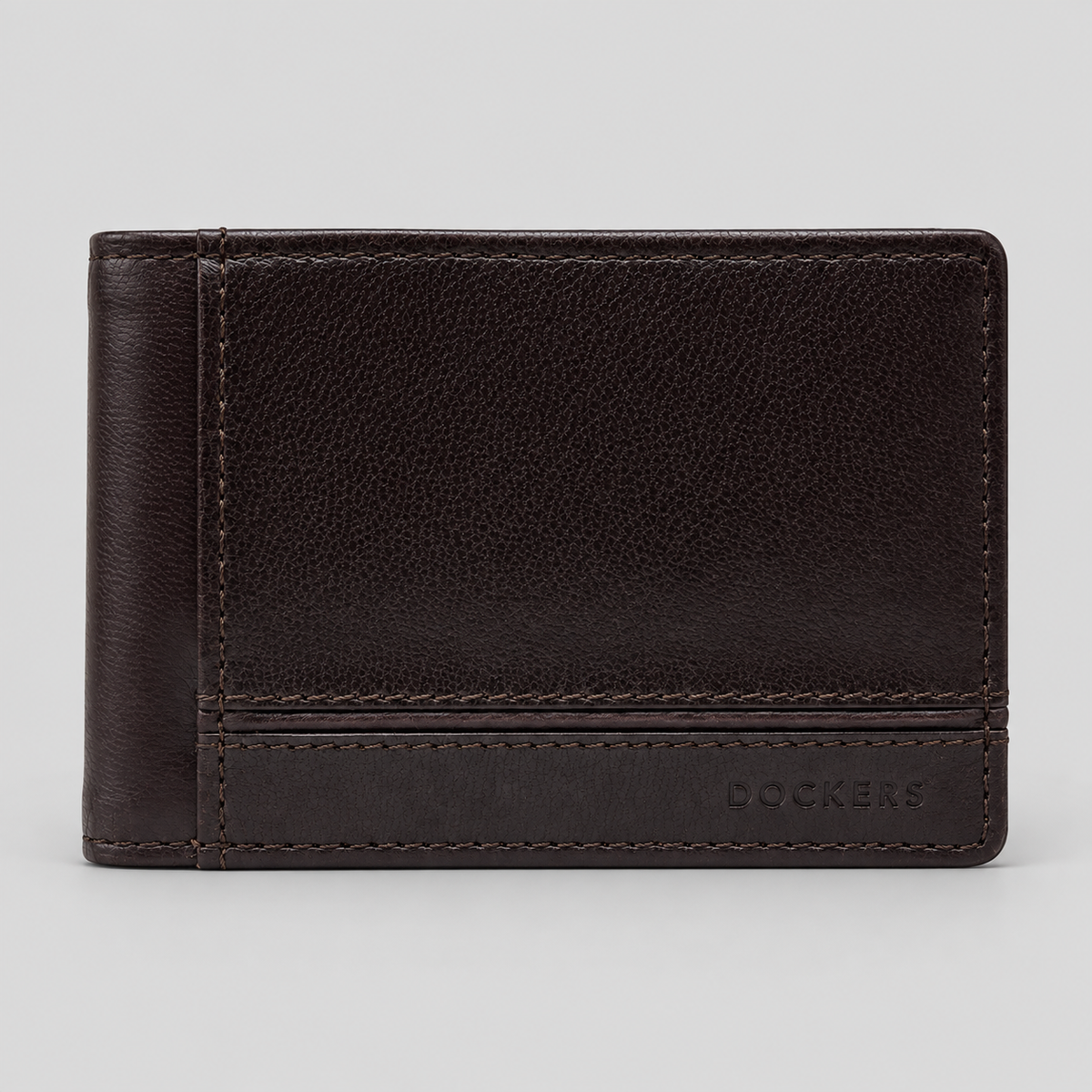 Wallet Dockers de Cuero con clip de Dinero