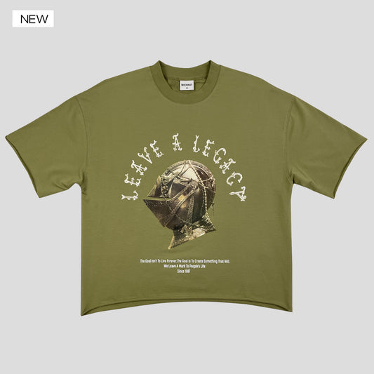 Machinist Helmet & Technical Printed Crop T-Shirt