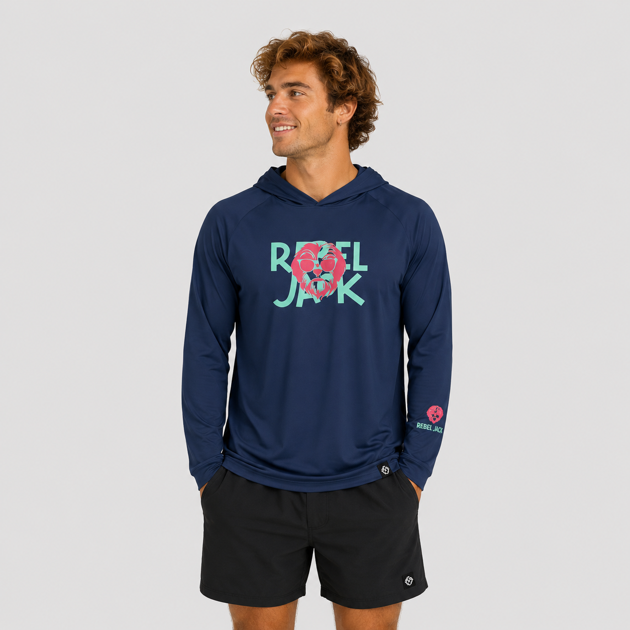 Men"s Rebel Jack Rashgard W/Hodie (Disponibles Plus Size)
