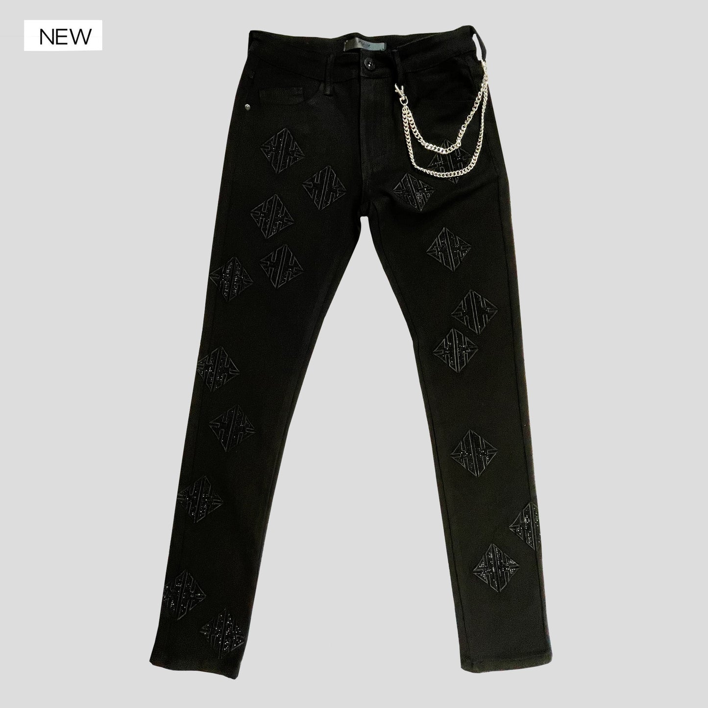 KDNL Rhinestones Skinny Jeans