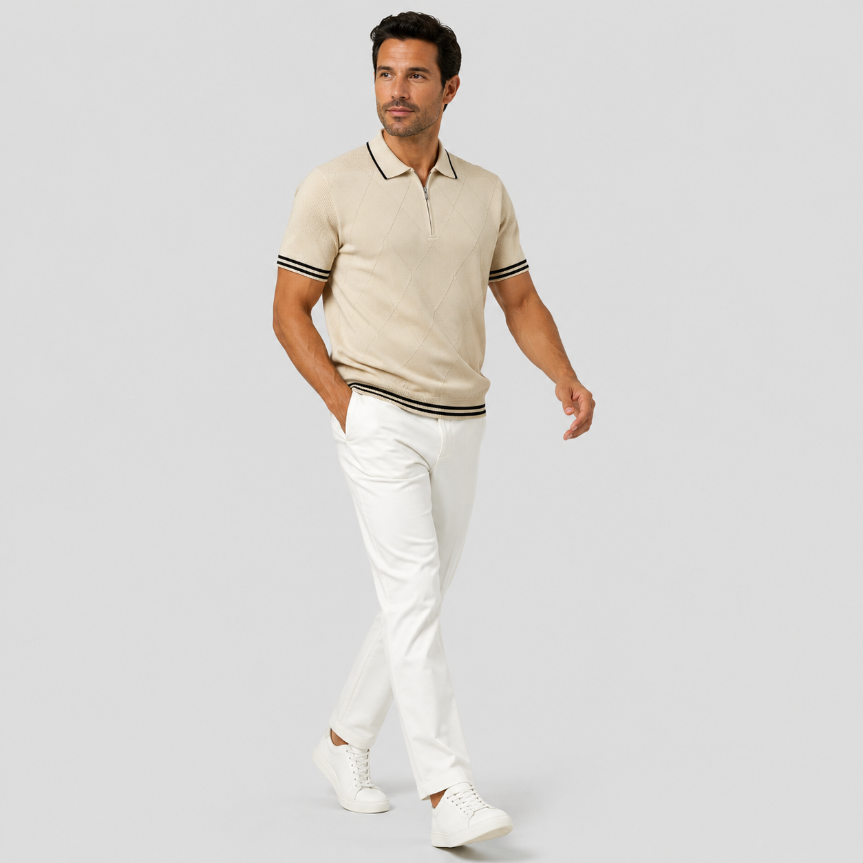 MOJITO Collection – Premium Knit Polo Sweater
