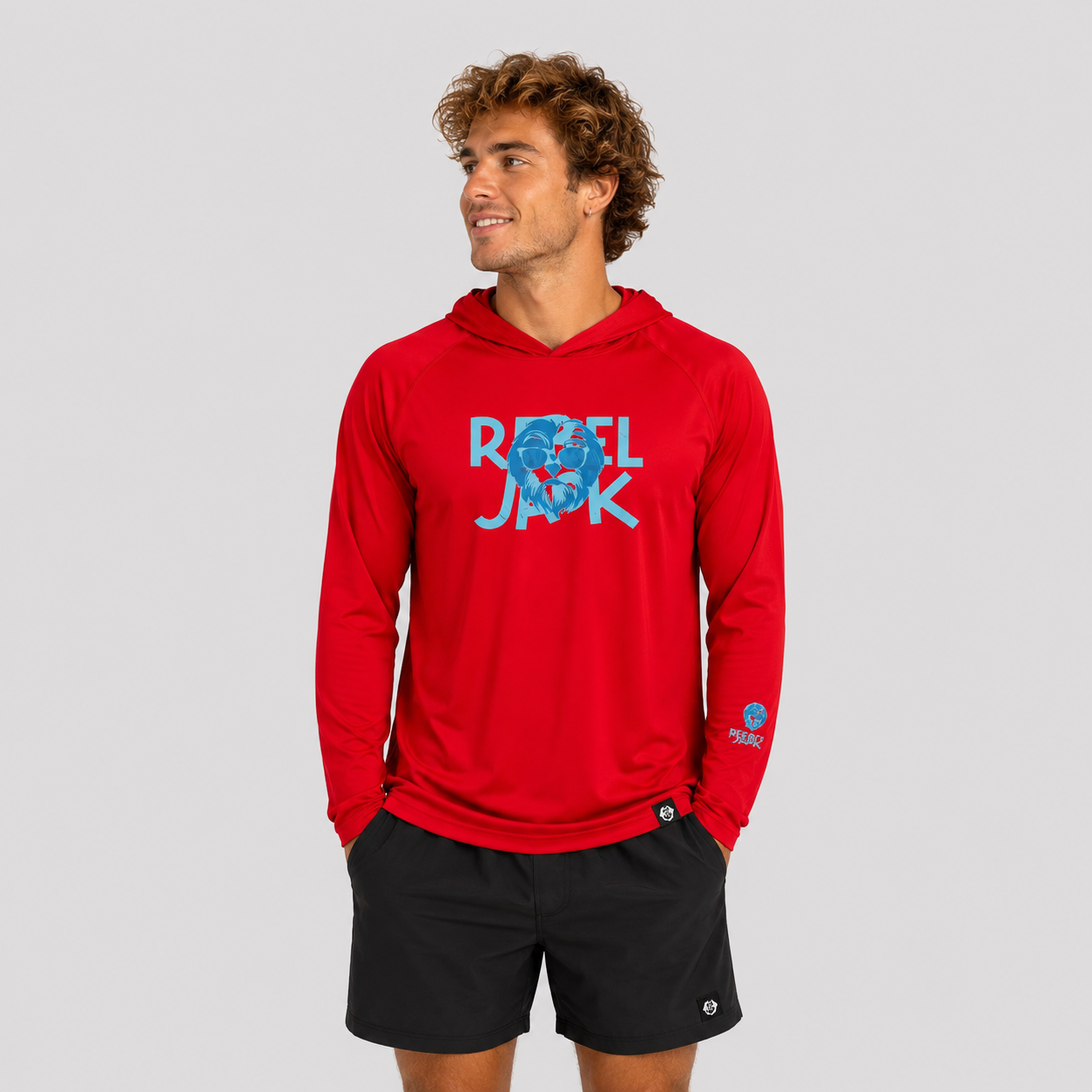 Men"s Rebel Jack Rashgard W/Hodie (Disponibles Plus Size)