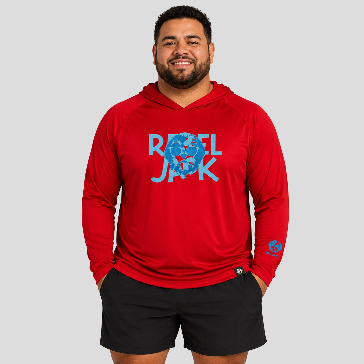 Rebel Jack Rash Gard W/Hoodie Plus Size
