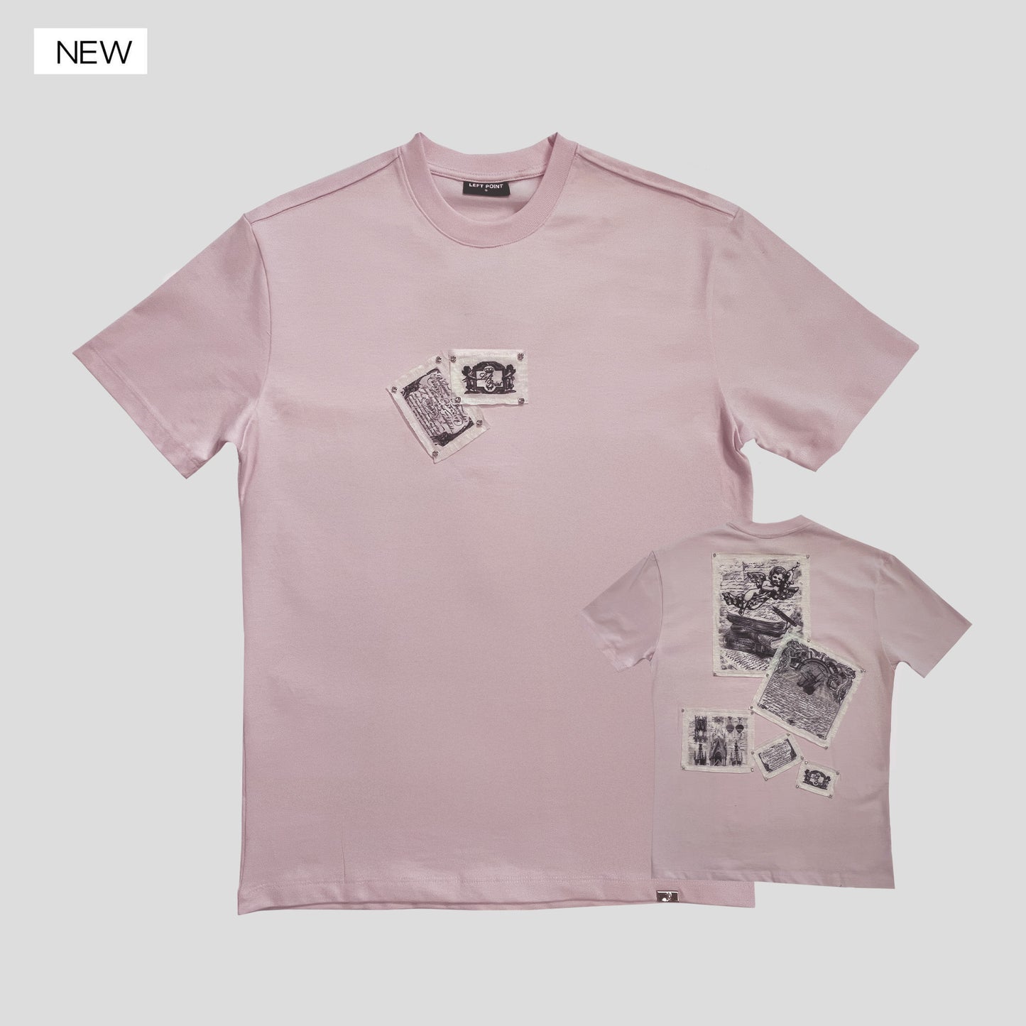 Left Point T-Shirt Estampada