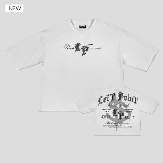 Left Point Crop Top T-Shirt (S25-1383)