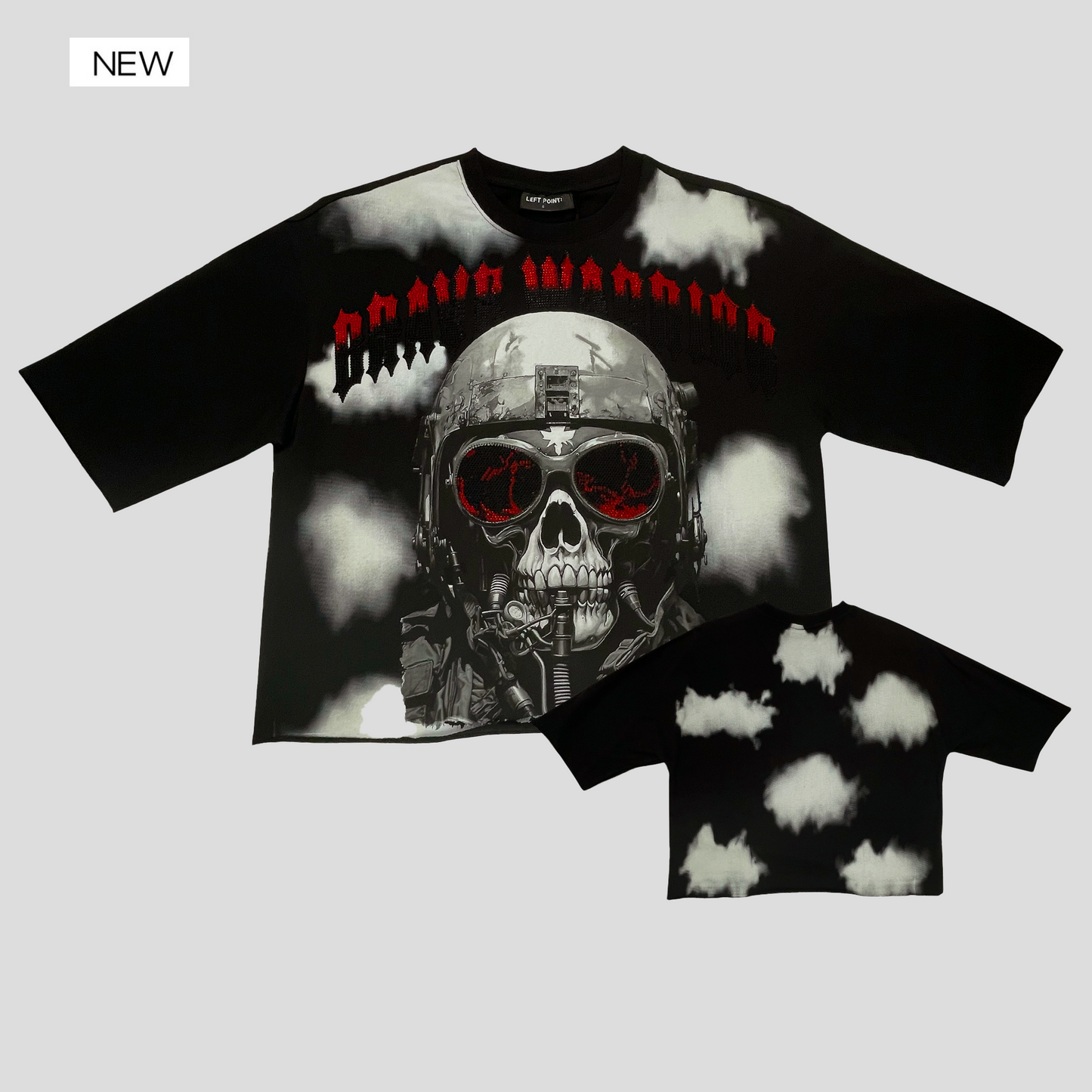 Left Point Crop Top T-Shirt (S25-1473)