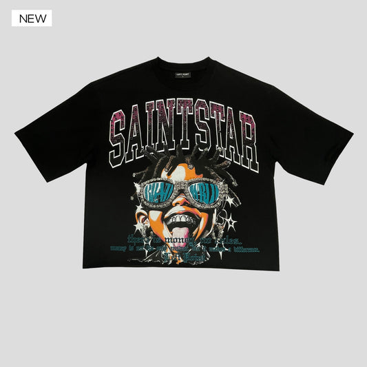 Left Point Crop Top T-Shirt (S25-1579)