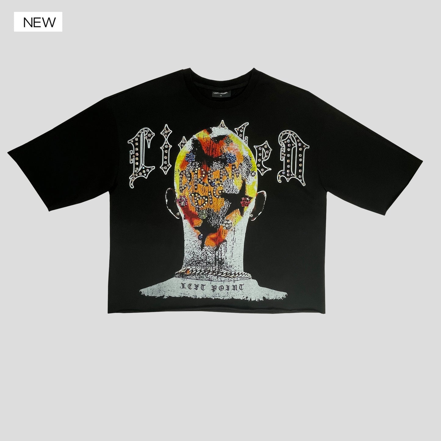 Left Point Crop Top T-Shirt (S25-1583)