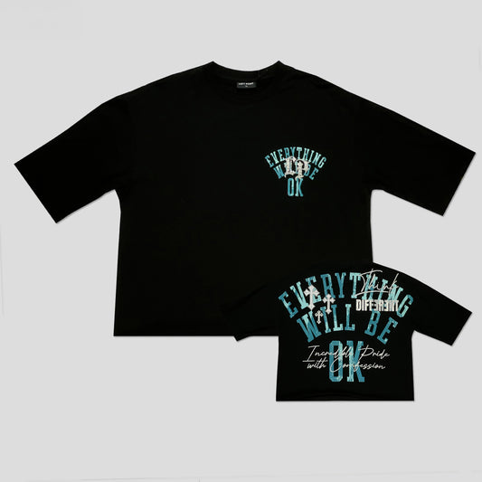 Left Point Crop Top T-Shirt