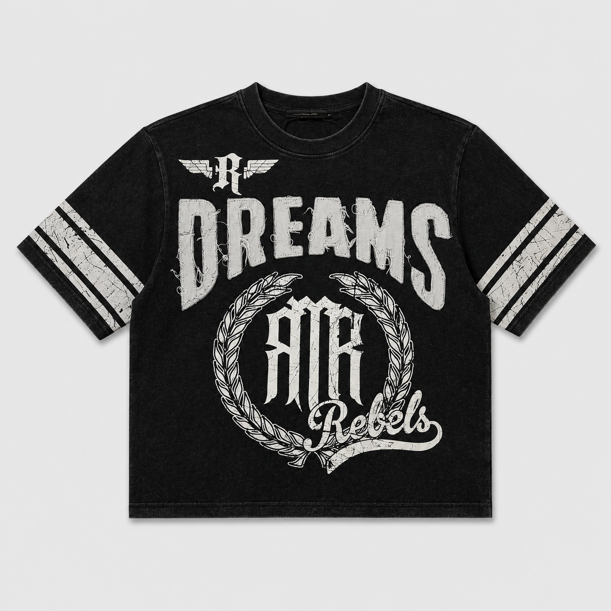 REBEL MINDS – Crop Oversized T-Shirt "Dreams Air Rebels"