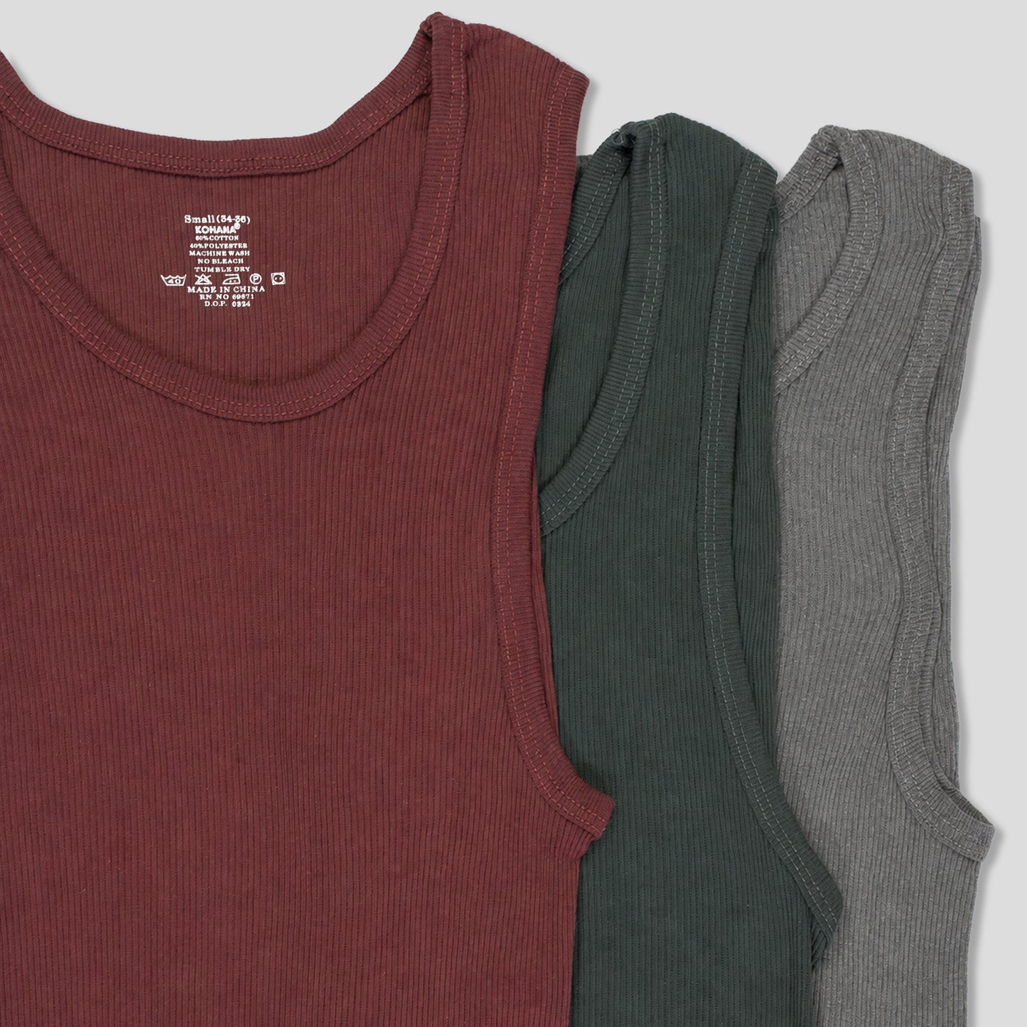 KOHANA Paquete de Camisillas de Hombre