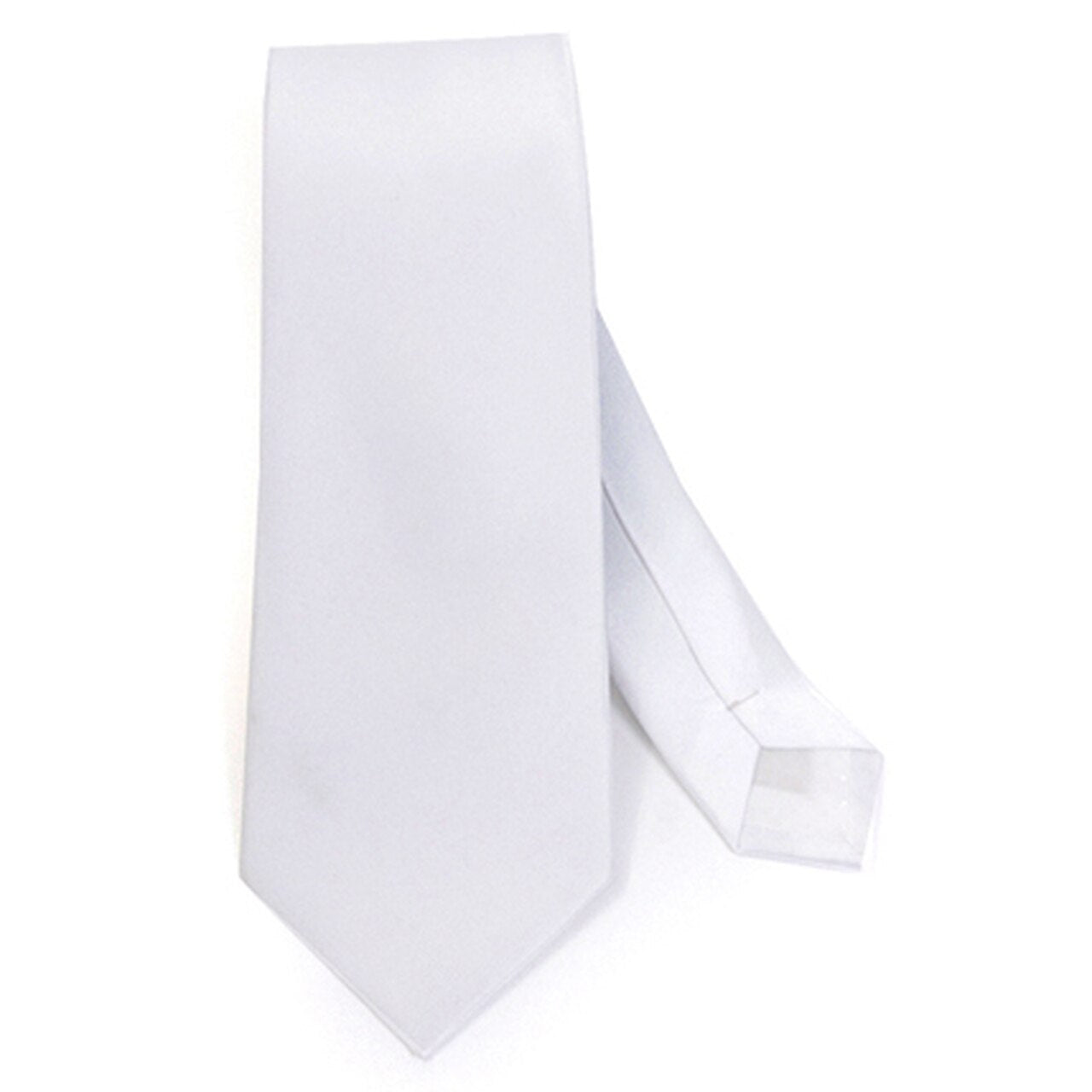 Satin Solid Slim Tie