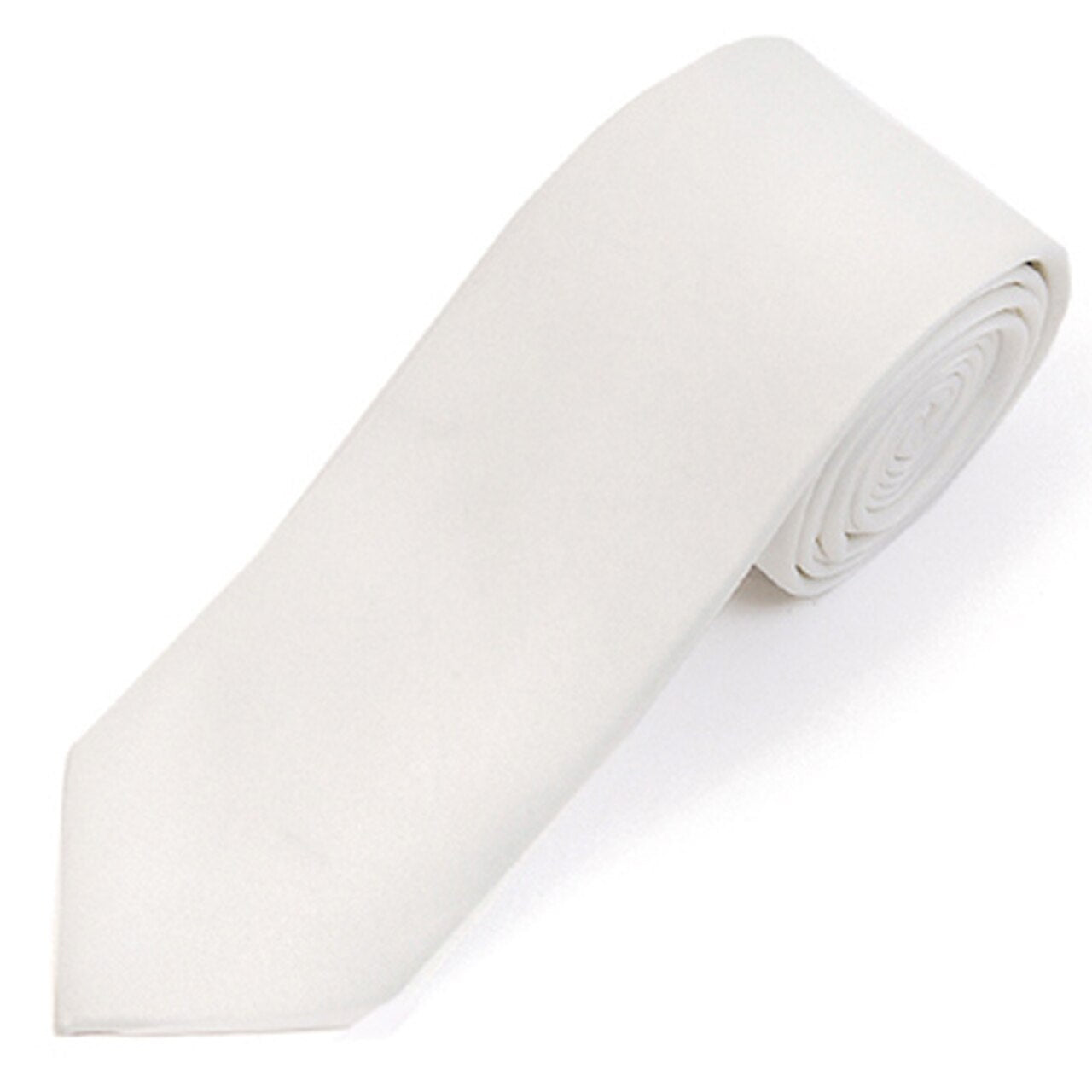 Satin Solid Slim Tie