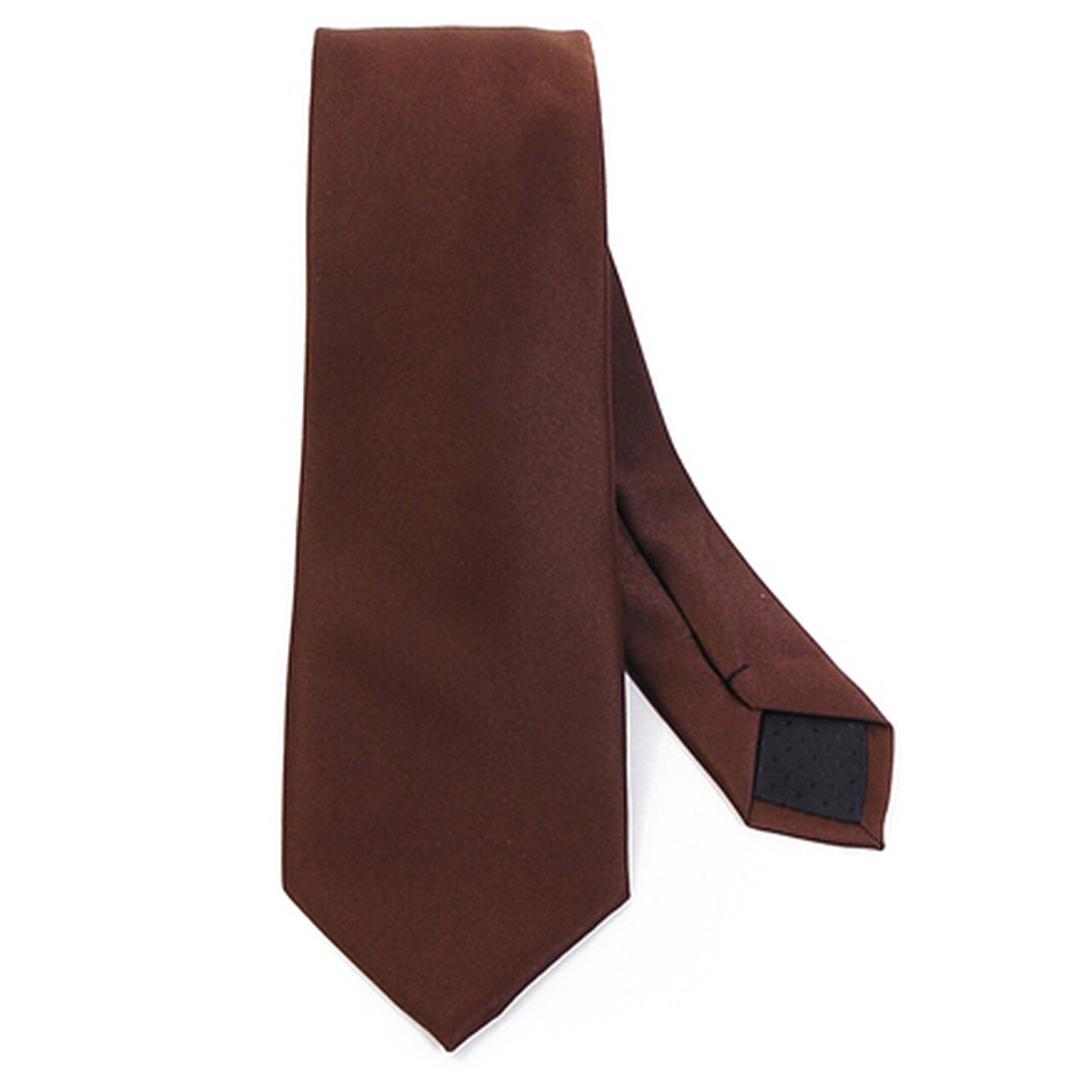 Satin Solid Slim Tie