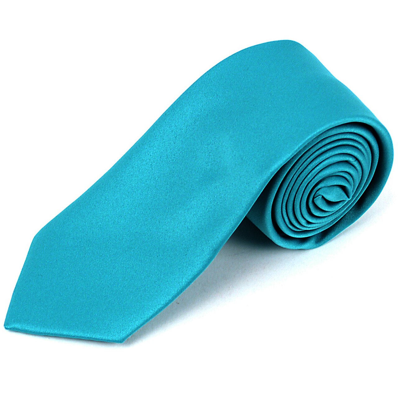 Satin Solid Slim Tie