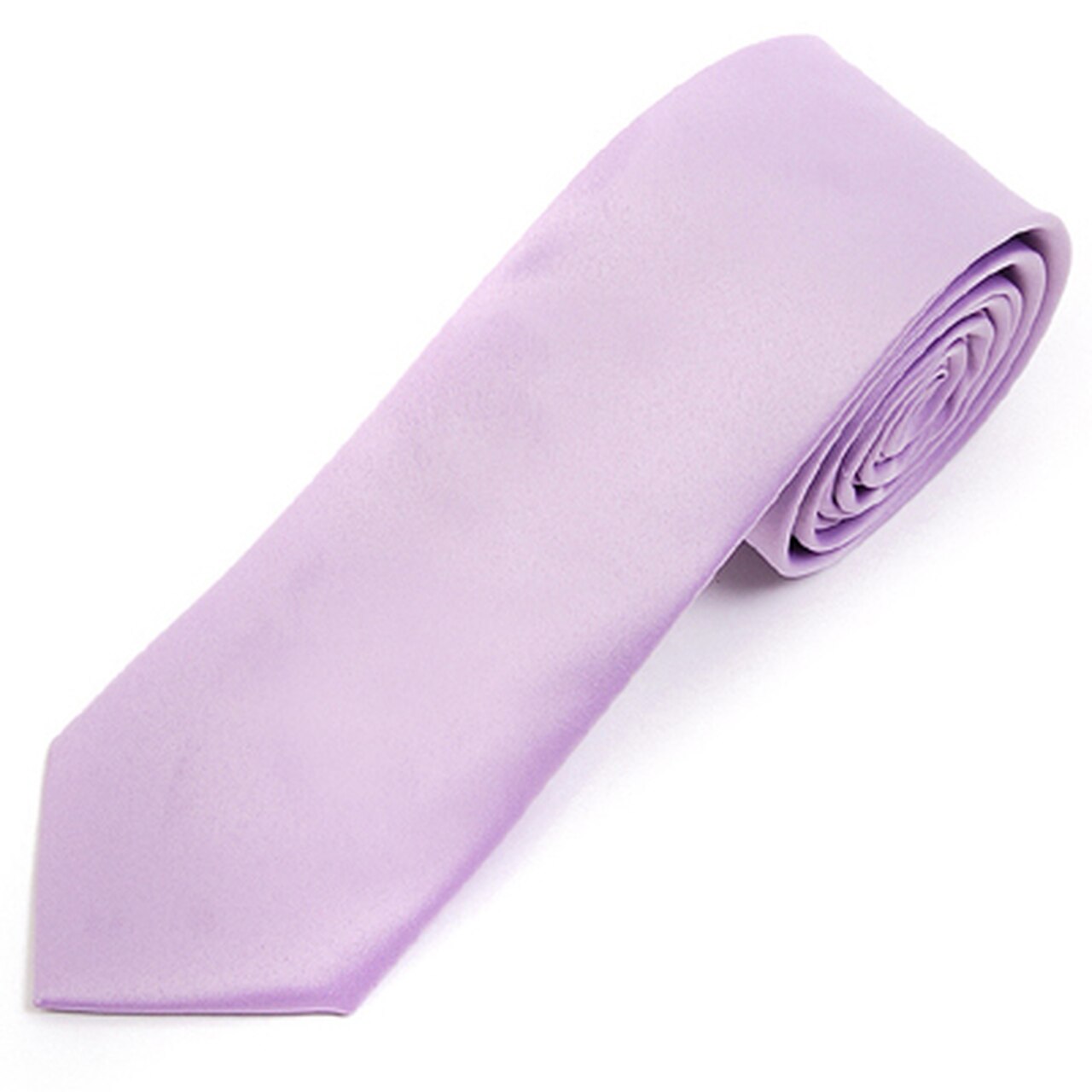 Satin Solid Slim Tie