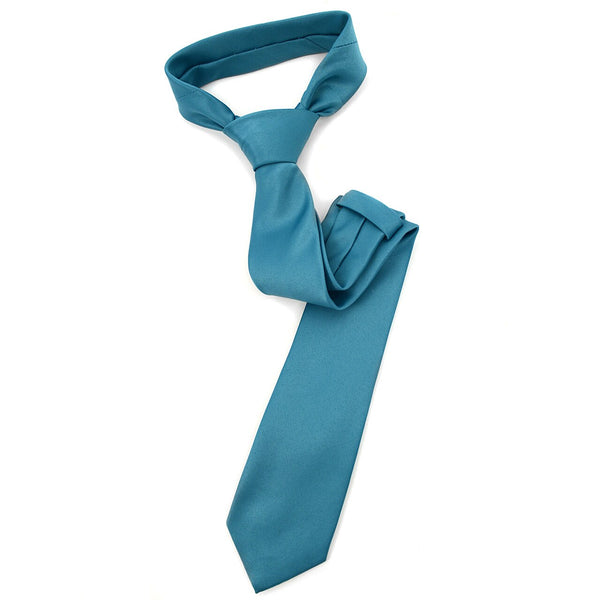 Satin Solid Slim Tie