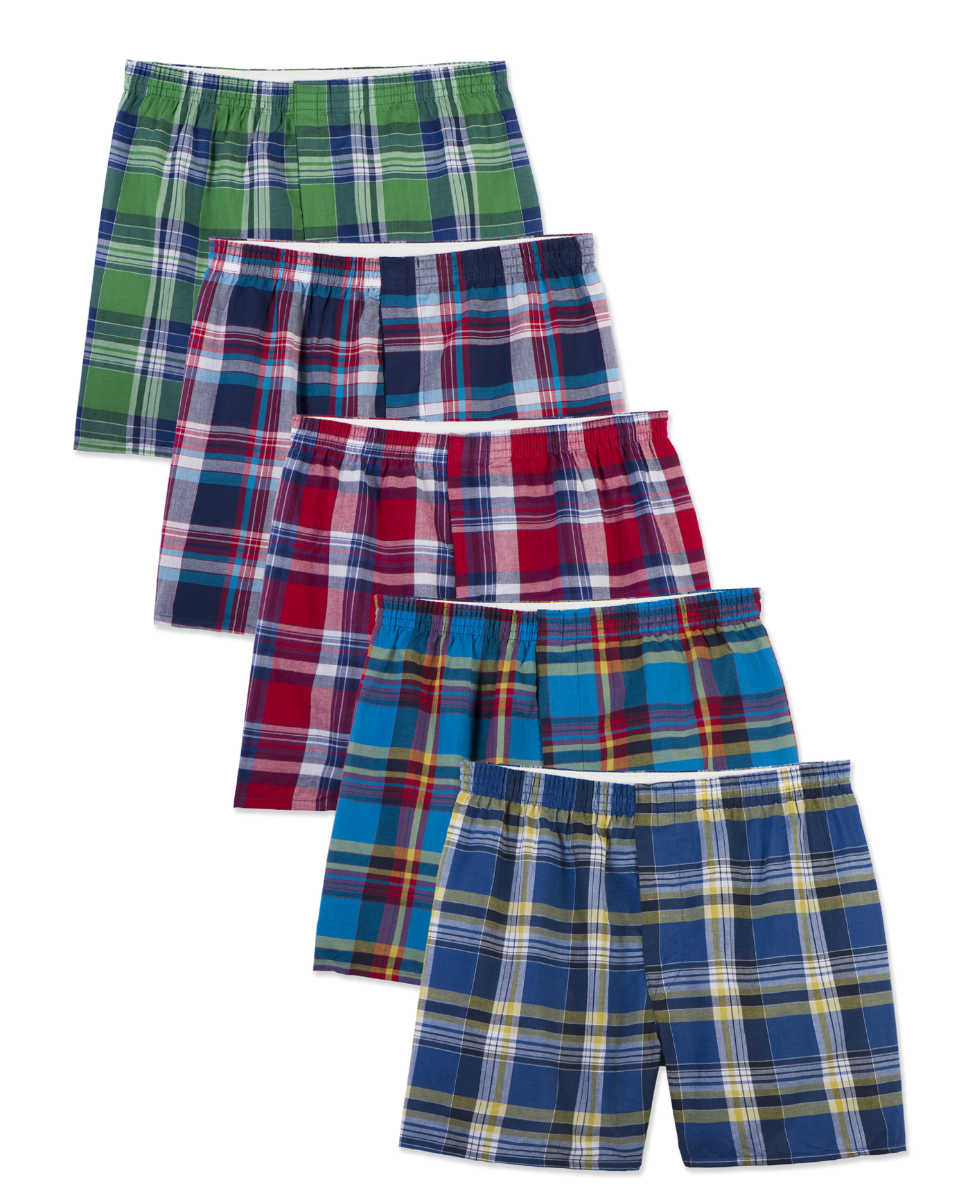 Men's Boxer Plaid (5 Pack)