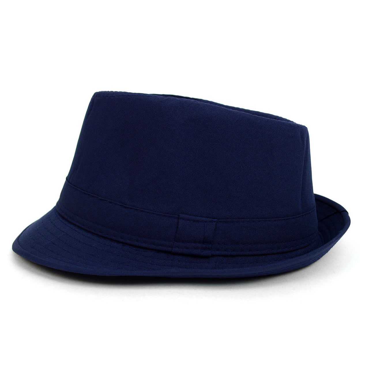 Light Weight Solid Color Trilby Fedora Hat