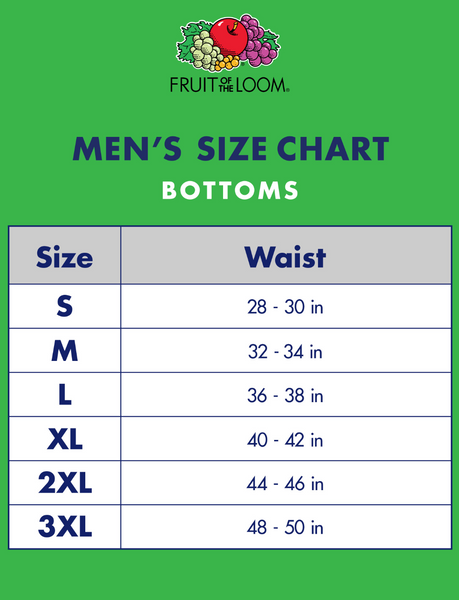 Fruit of the Loom - 6 Pack Men's Classic White Briefs