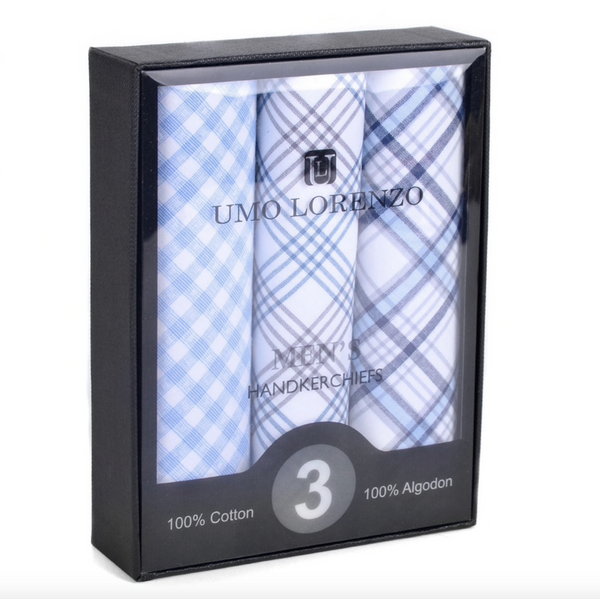 Men's Boxed Cotton Handkerchiefs