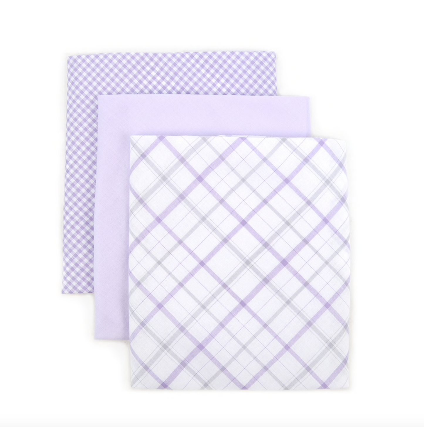 Men's Cotton Solid & Plaid Handkerchiefs