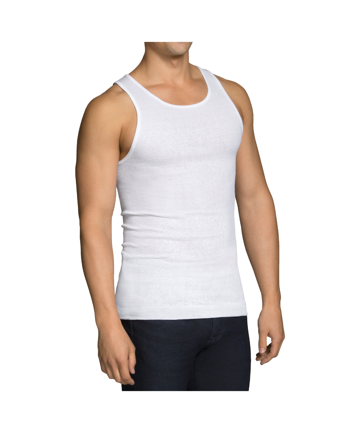 GRANA 3 Pack Men's White A-Shirt