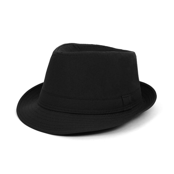 Light Weight Solid Color Trilby Fedora Hat